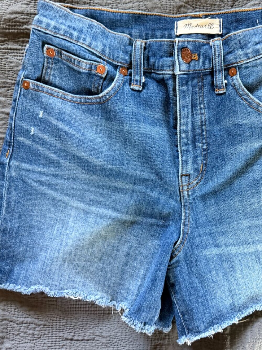 Madewell High-Rise Denim Shorts - Size 28